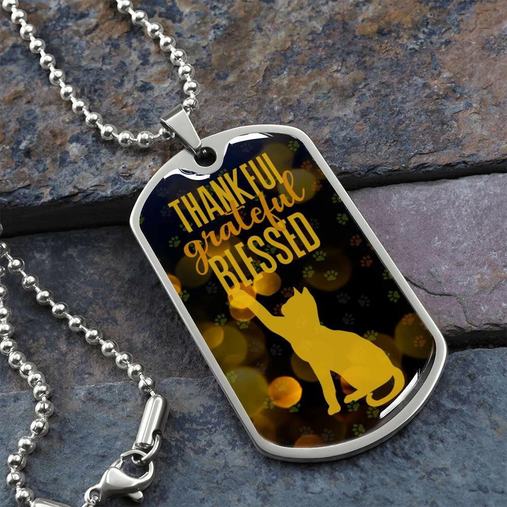 Thankful Grateful Blessed Necklace - EpiAl's Shop