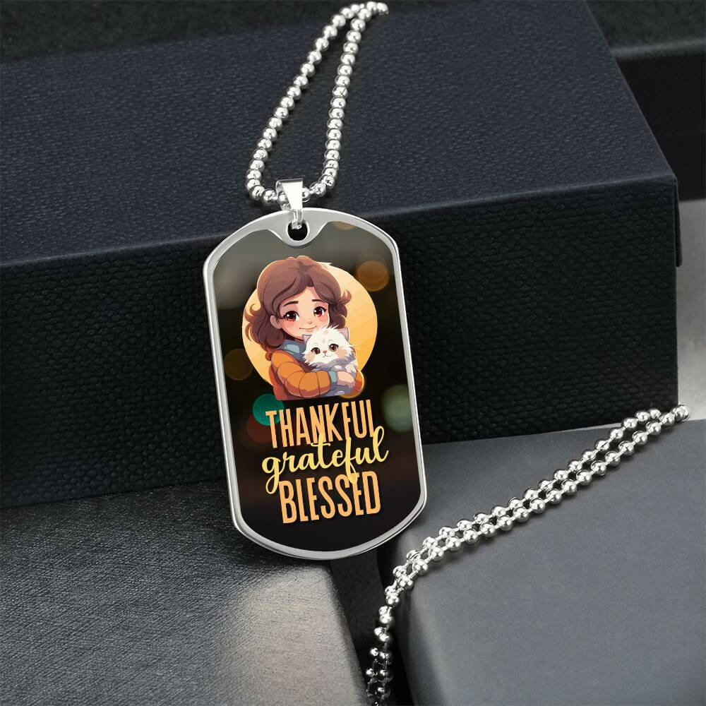 Thankful Grateful Blessed Necklace - EpiAl's Shop