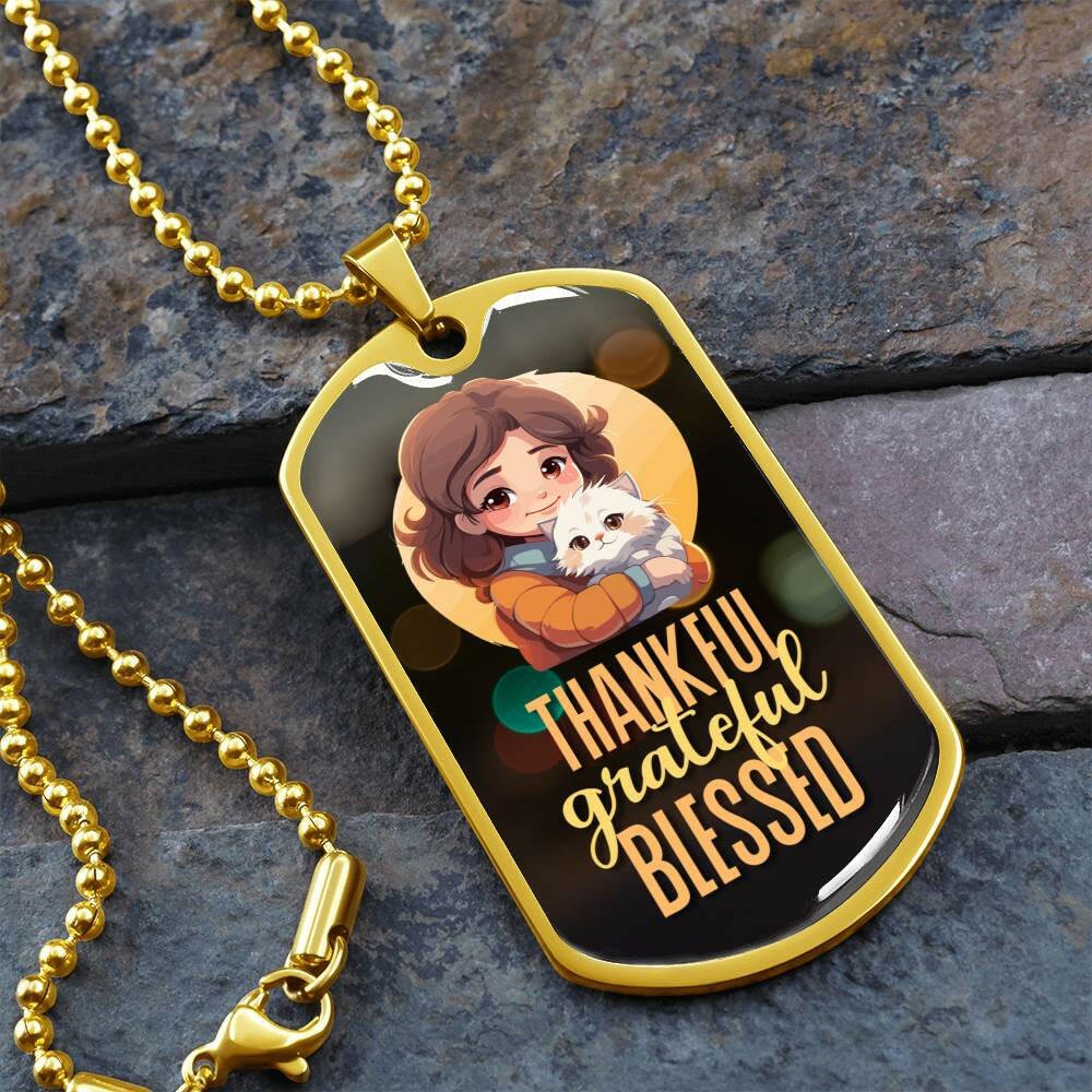Thankful Grateful Blessed Necklace - EpiAl's Shop