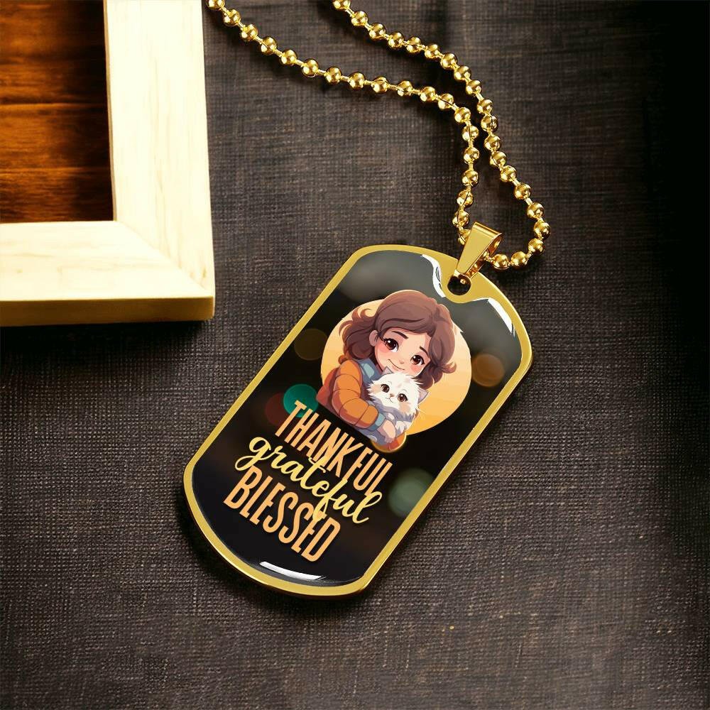 Thankful Grateful Blessed Necklace - EpiAl's Shop