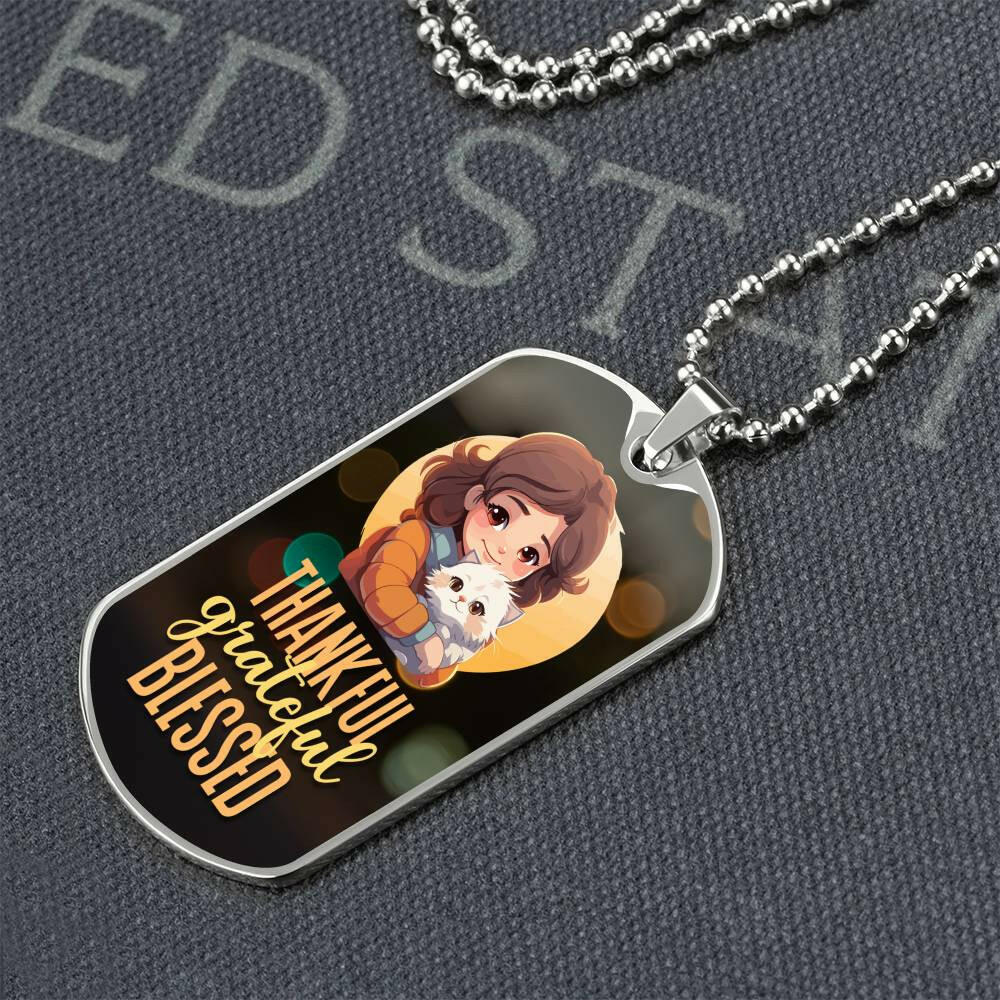 Thankful Grateful Blessed Necklace - EpiAl's Shop