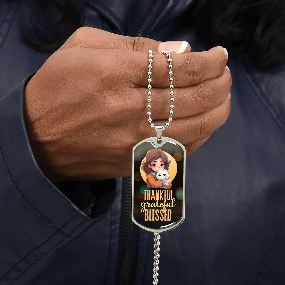 Thankful Grateful Blessed Necklace - EpiAl's Shop