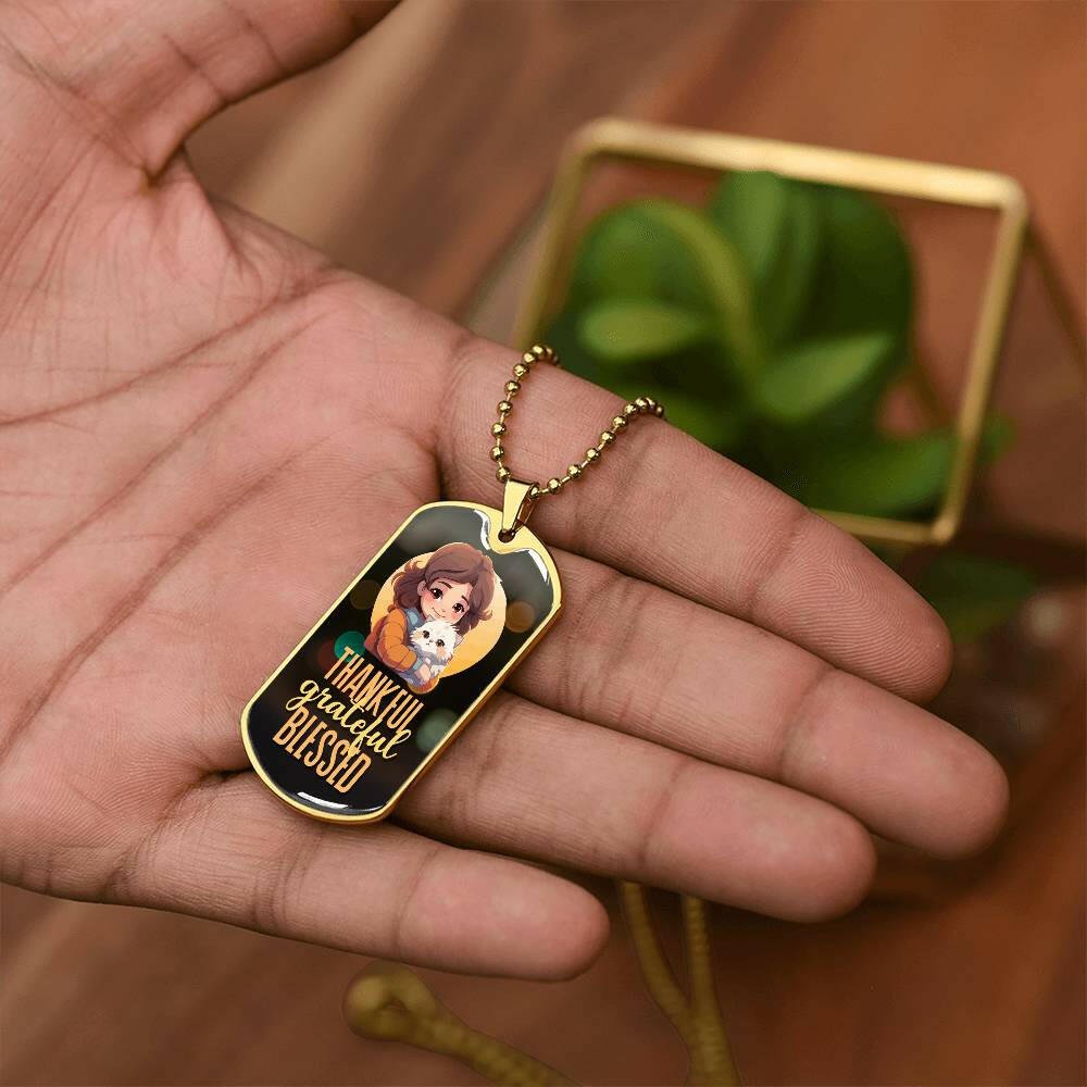 Thankful Grateful Blessed Necklace - EpiAl's Shop