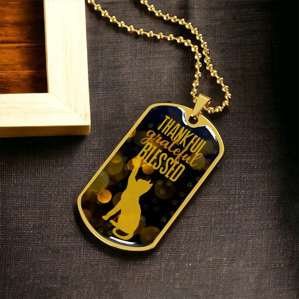 Thankful Grateful Blessed Necklace - EpiAl's Shop