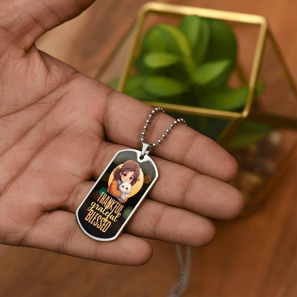 Thankful Grateful Blessed Necklace - EpiAl's Shop