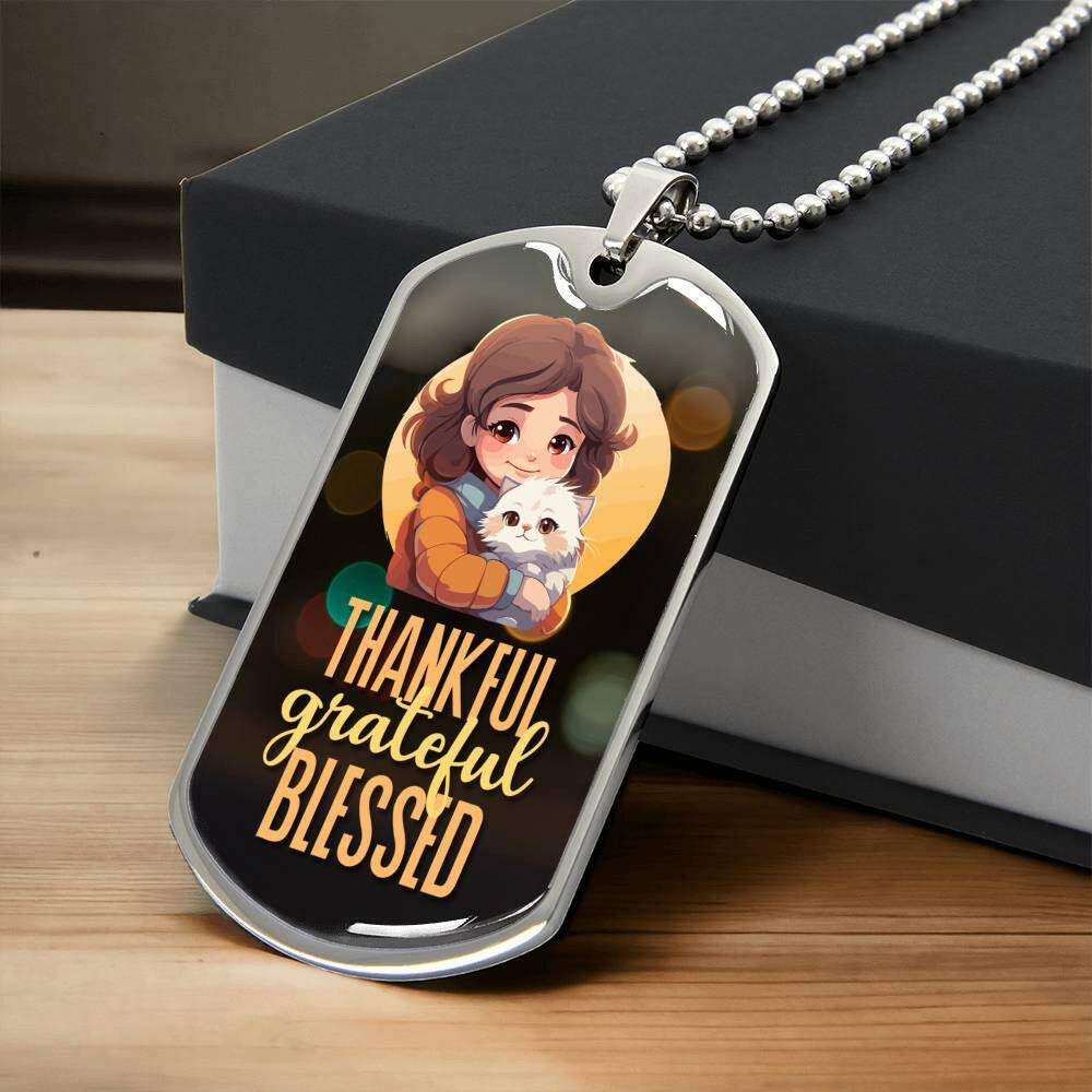 Thankful Grateful Blessed Necklace - EpiAl's Shop
