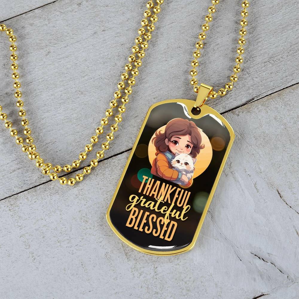 Thankful Grateful Blessed Necklace - EpiAl's Shop