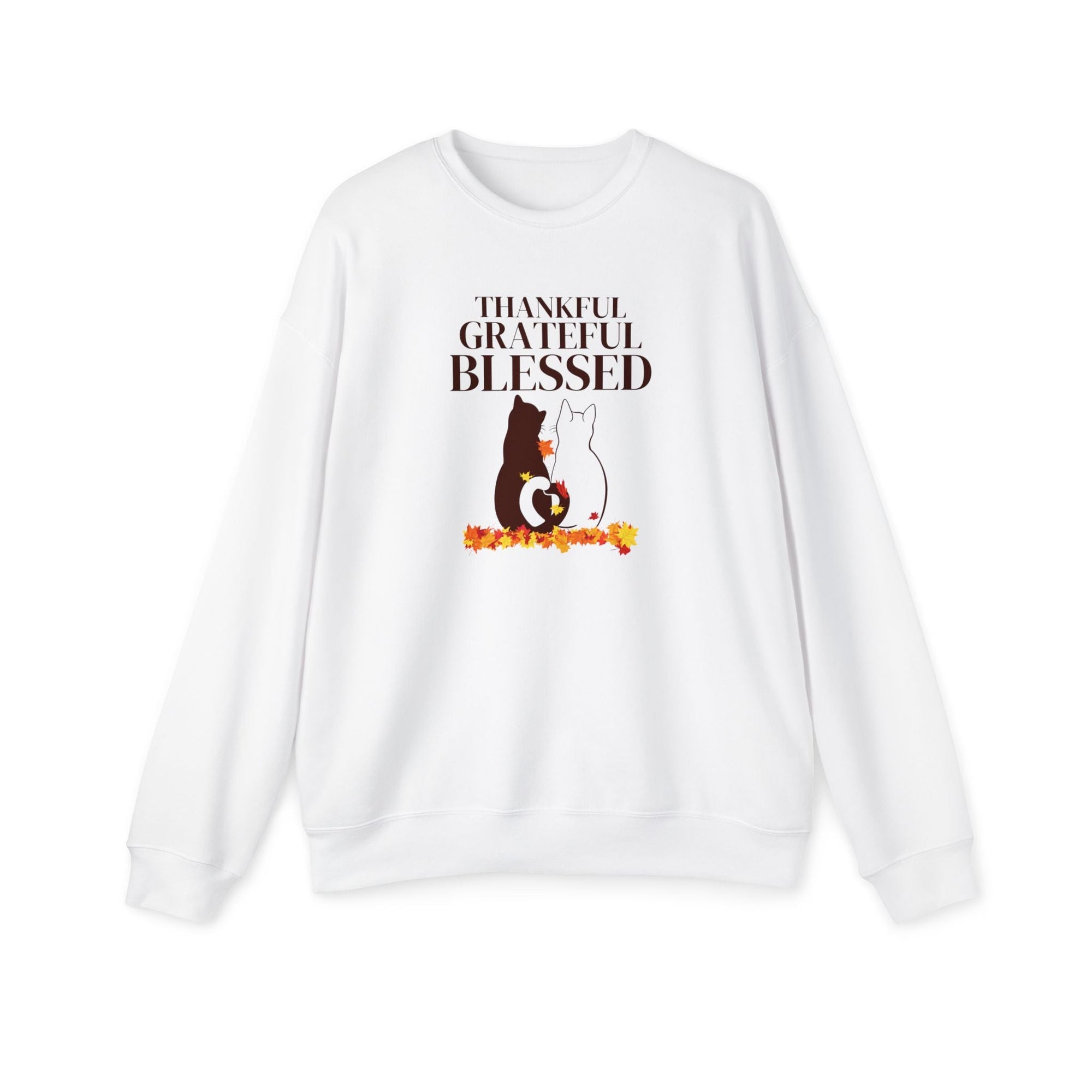 Thankful Grateful Blessed Unisex Drop Shoulder Sweatshirt - Sweatshirt - Epileptic Al’s Shop