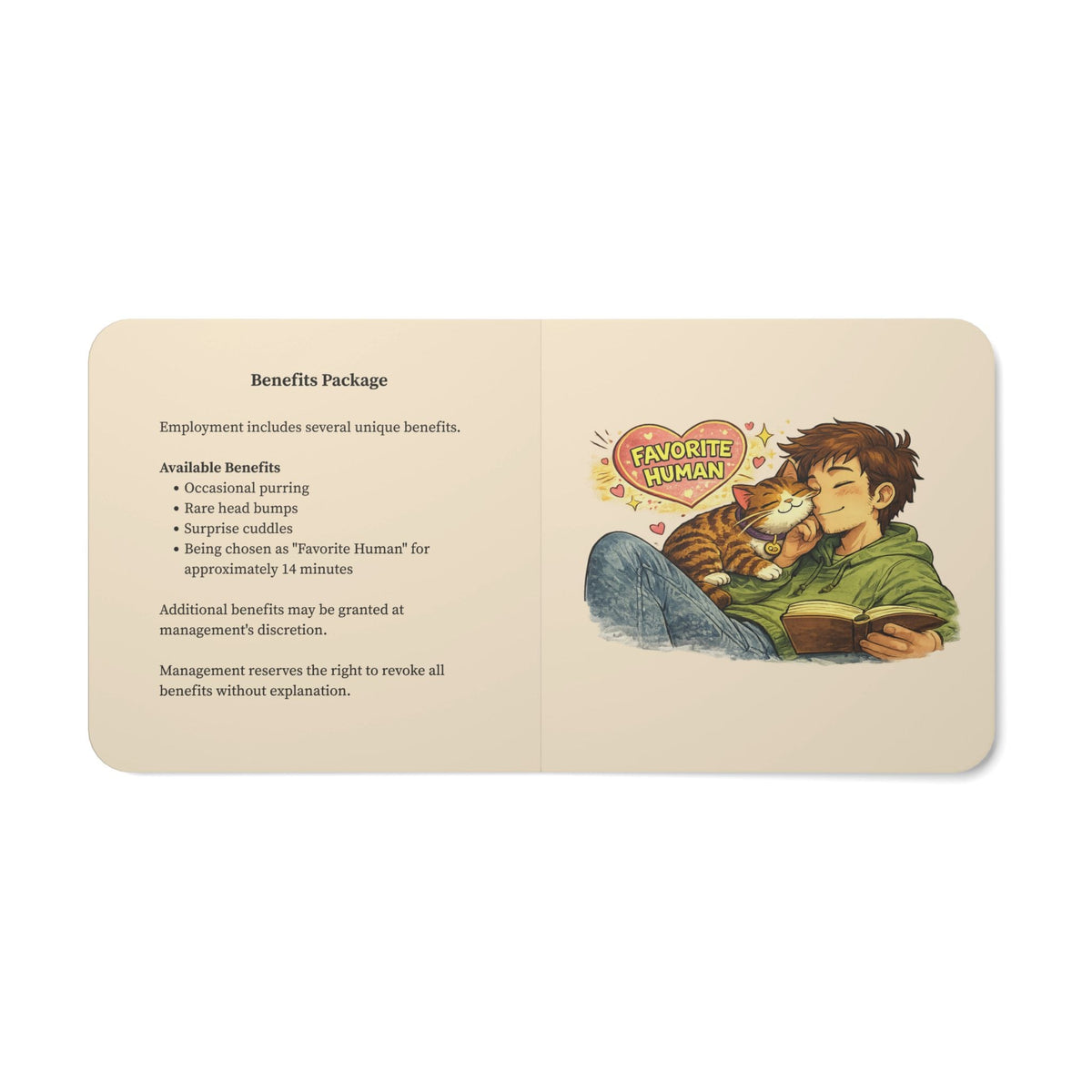 The Cat Employee Handbook Board Book – A Human’s Guide to Working for Cats - Books, Board - EpiAl's Shop