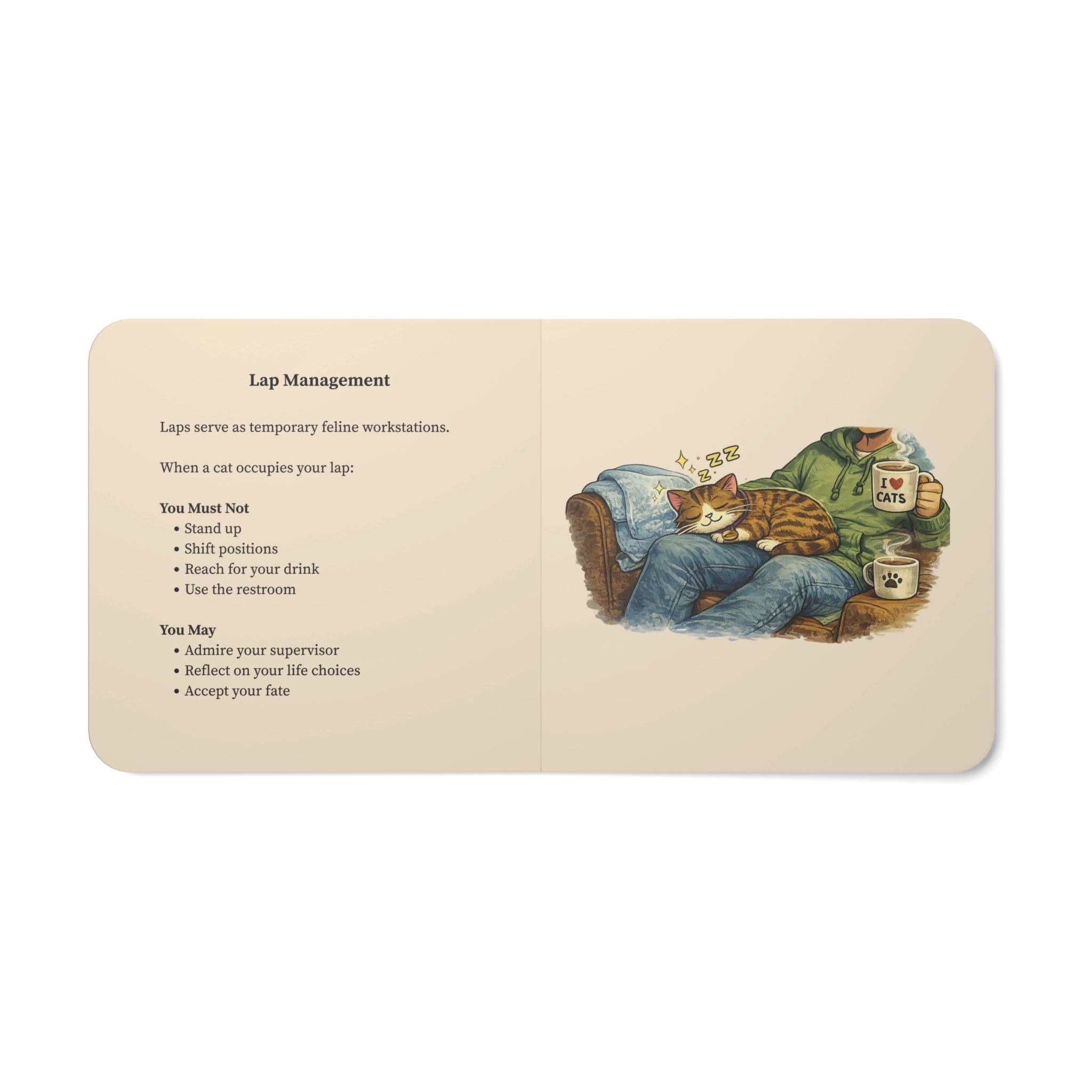 The Cat Employee Handbook Board Book – A Human’s Guide to Working for Cats - Books, Board - EpiAl's Shop
