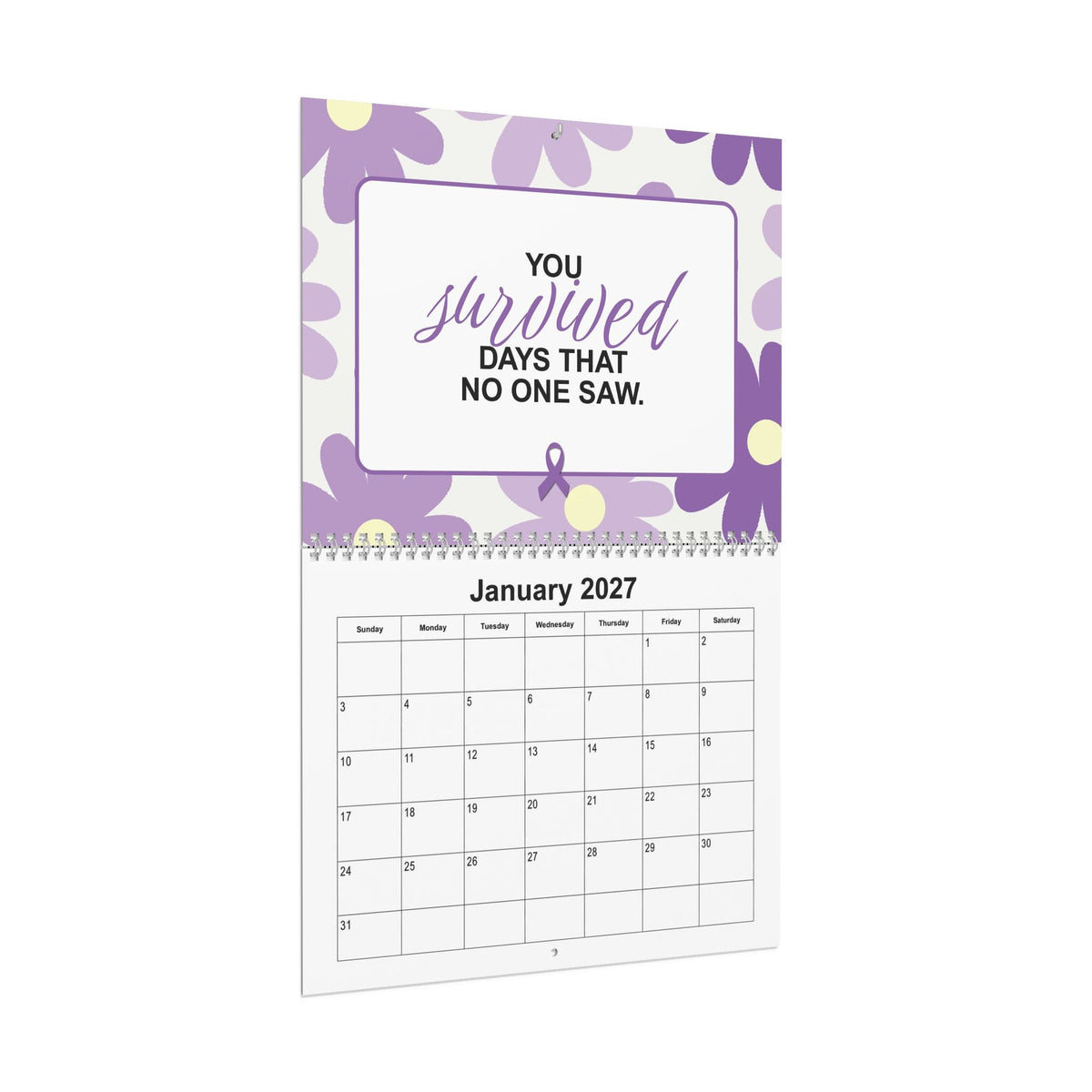 The Epilepsy Warrior Calendar 2027 - Paper Products, Calendars - EpiAl's Shop