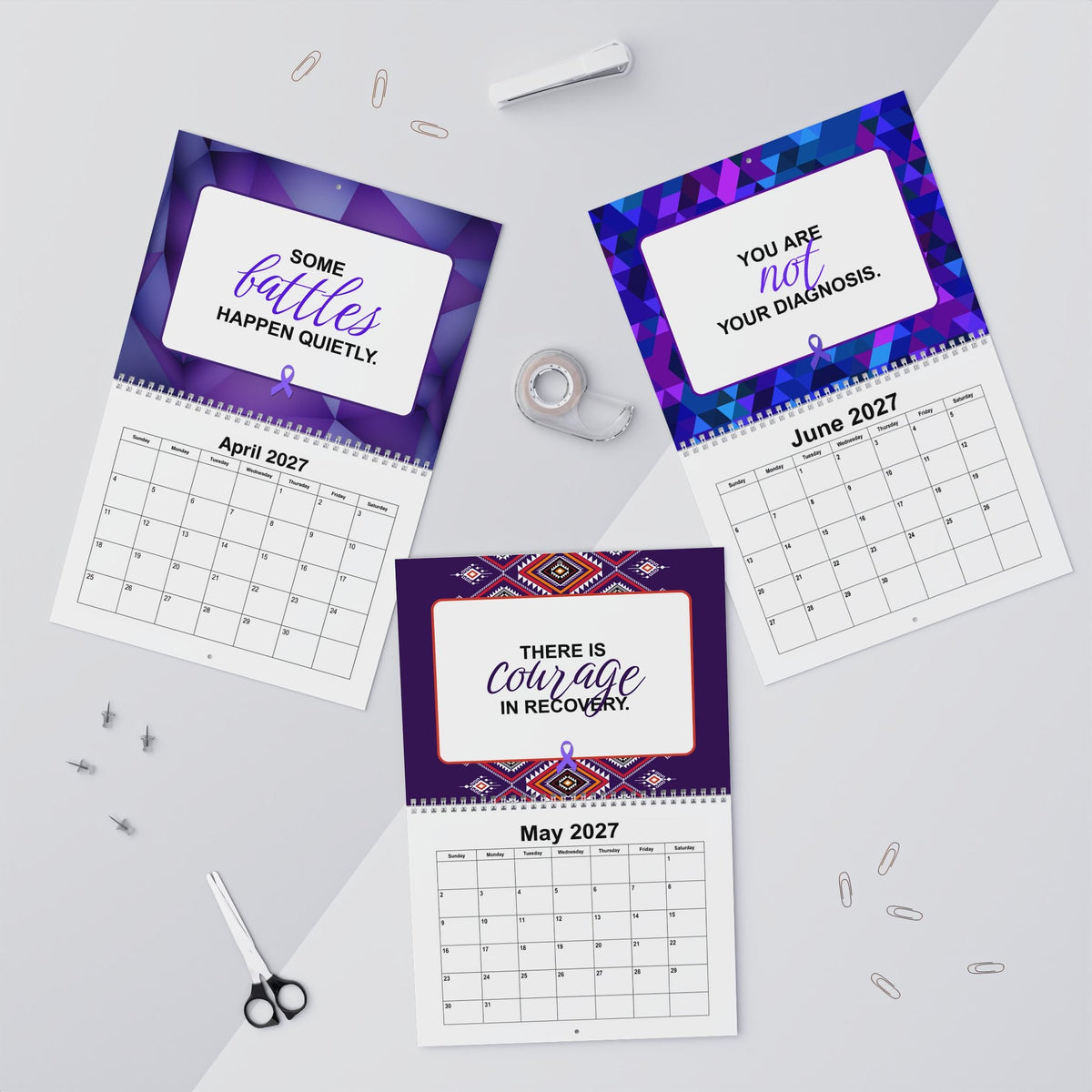The Epilepsy Warrior Calendar 2027 - Paper Products, Calendars - EpiAl's Shop