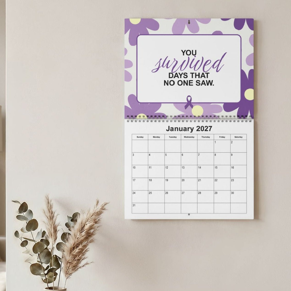 The Epilepsy Warrior Calendar 2027 - Paper Products, Calendars - EpiAl's Shop