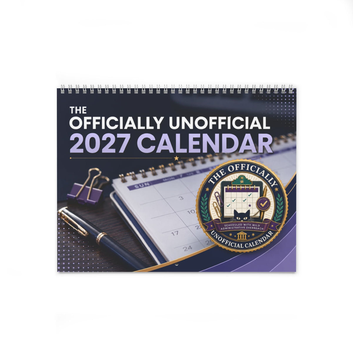 The Officially Unofficial 2027 Wall Calendar - Paper Products, Calendars - EpiAl's Shop