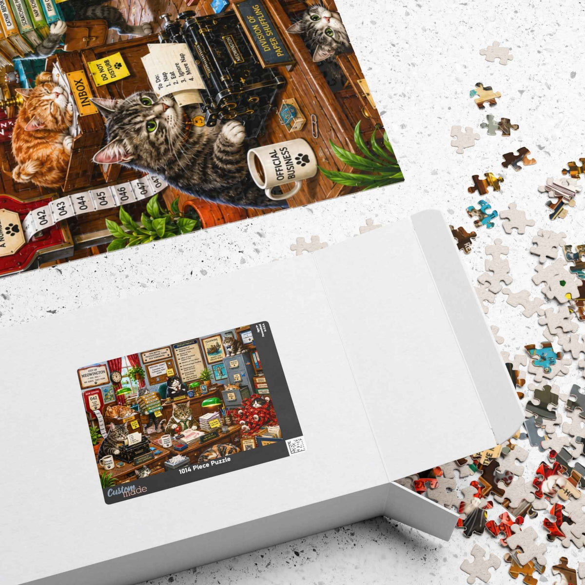 The Paws of Bureaucracy 1014-Piece Jigsaw Puzzle - Toys & Games, Puzzles - EpiAl's Shop