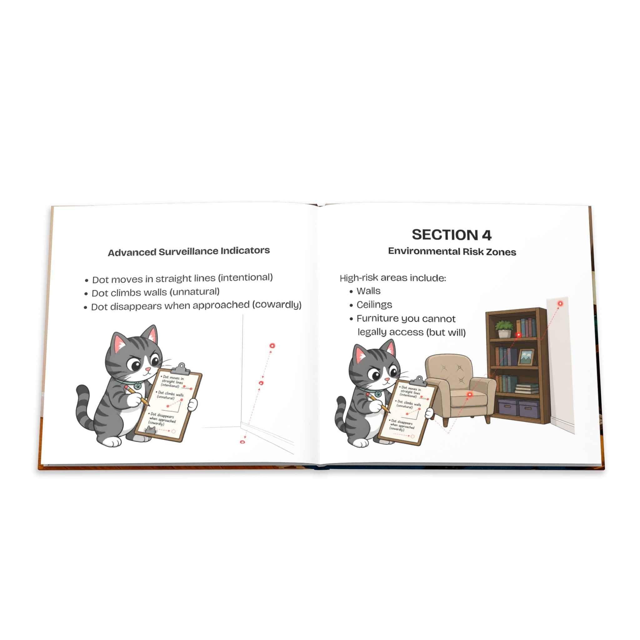 The Red Dot Conspiracy: A Cat’s Field Guide – Official Surveillance Handbook (Hardcover) - Books, Hardcover - EpiAl's Shop