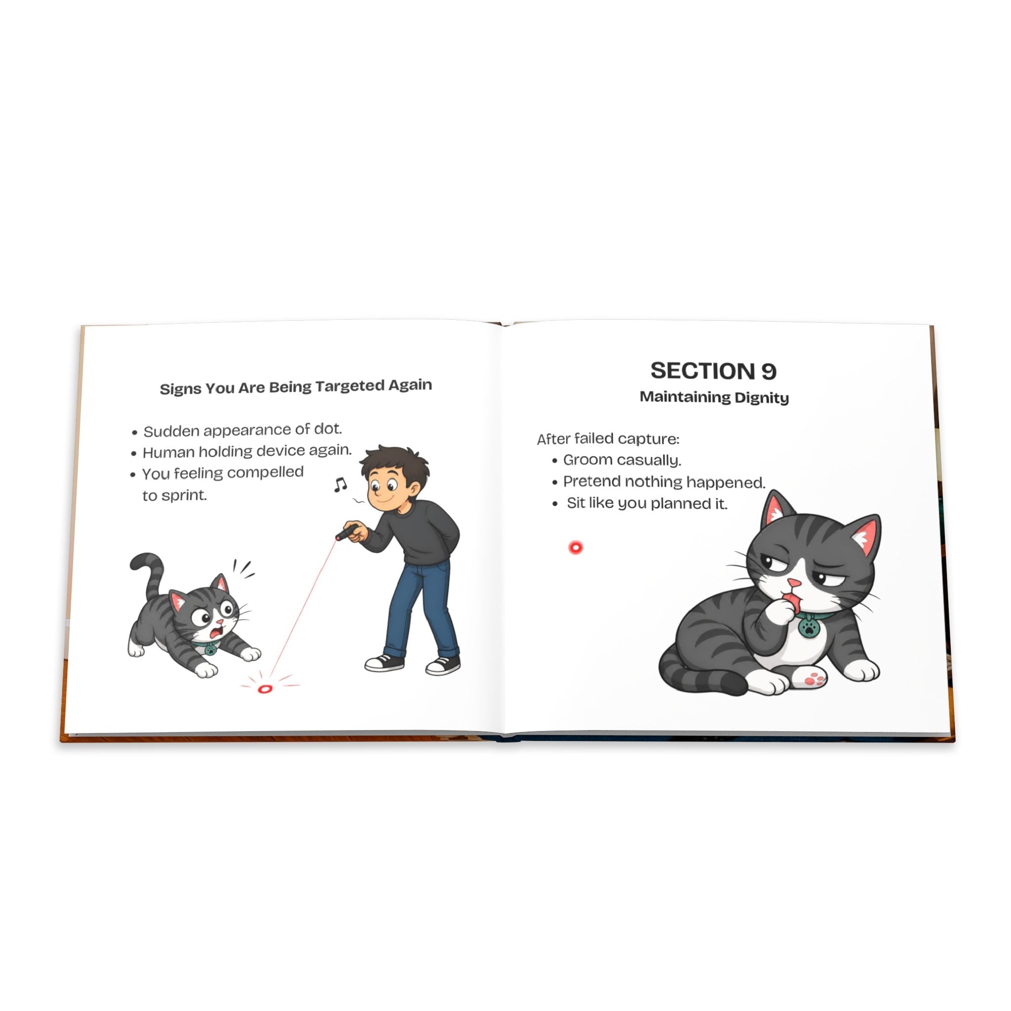 The Red Dot Conspiracy: A Cat’s Field Guide – Official Surveillance Handbook (Hardcover) - Books, Hardcover - EpiAl's Shop
