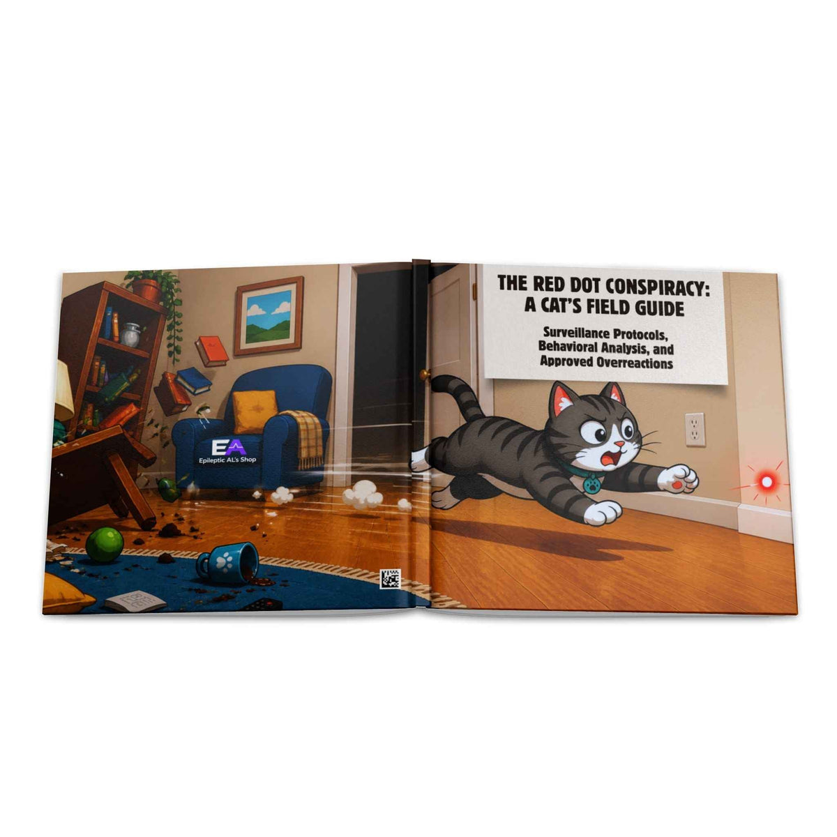 The Red Dot Conspiracy: A Cat’s Field Guide – Official Surveillance Handbook (Hardcover) - Books, Hardcover - EpiAl's Shop