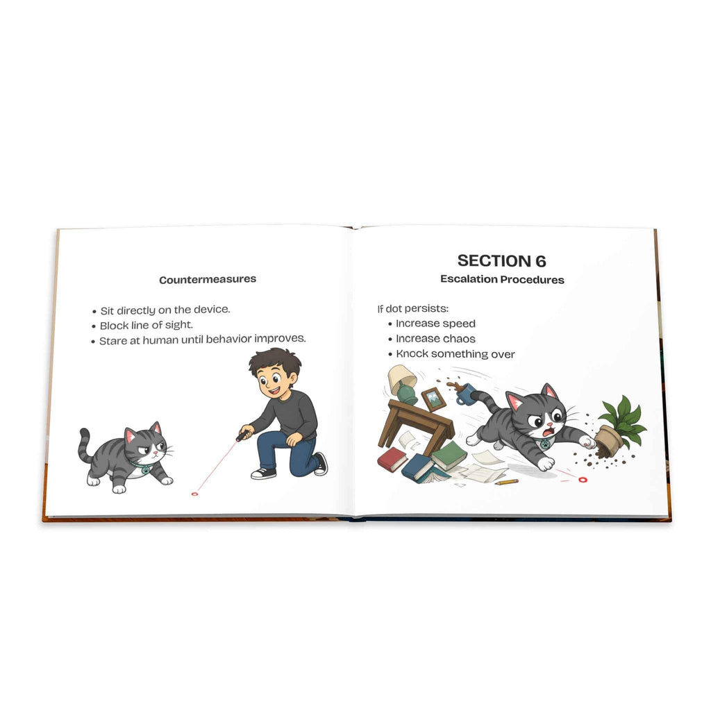 The Red Dot Conspiracy: A Cat’s Field Guide – Official Surveillance Handbook (Hardcover) - Books, Hardcover - EpiAl's Shop