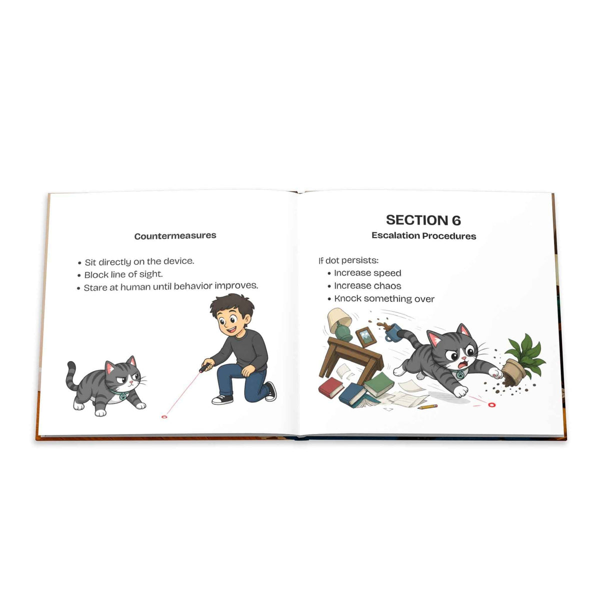 The Red Dot Conspiracy: A Cat’s Field Guide – Official Surveillance Handbook (Hardcover) - Books, Hardcover - EpiAl's Shop