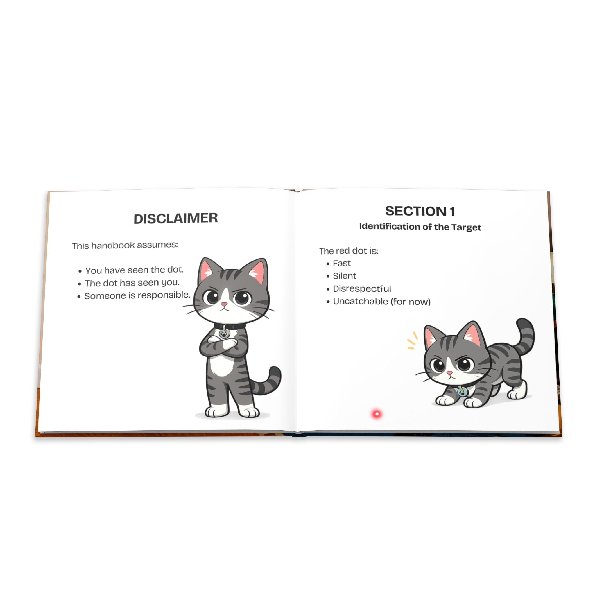 The Red Dot Conspiracy: A Cat’s Field Guide – Official Surveillance Handbook (Hardcover) - Books, Hardcover - EpiAl's Shop