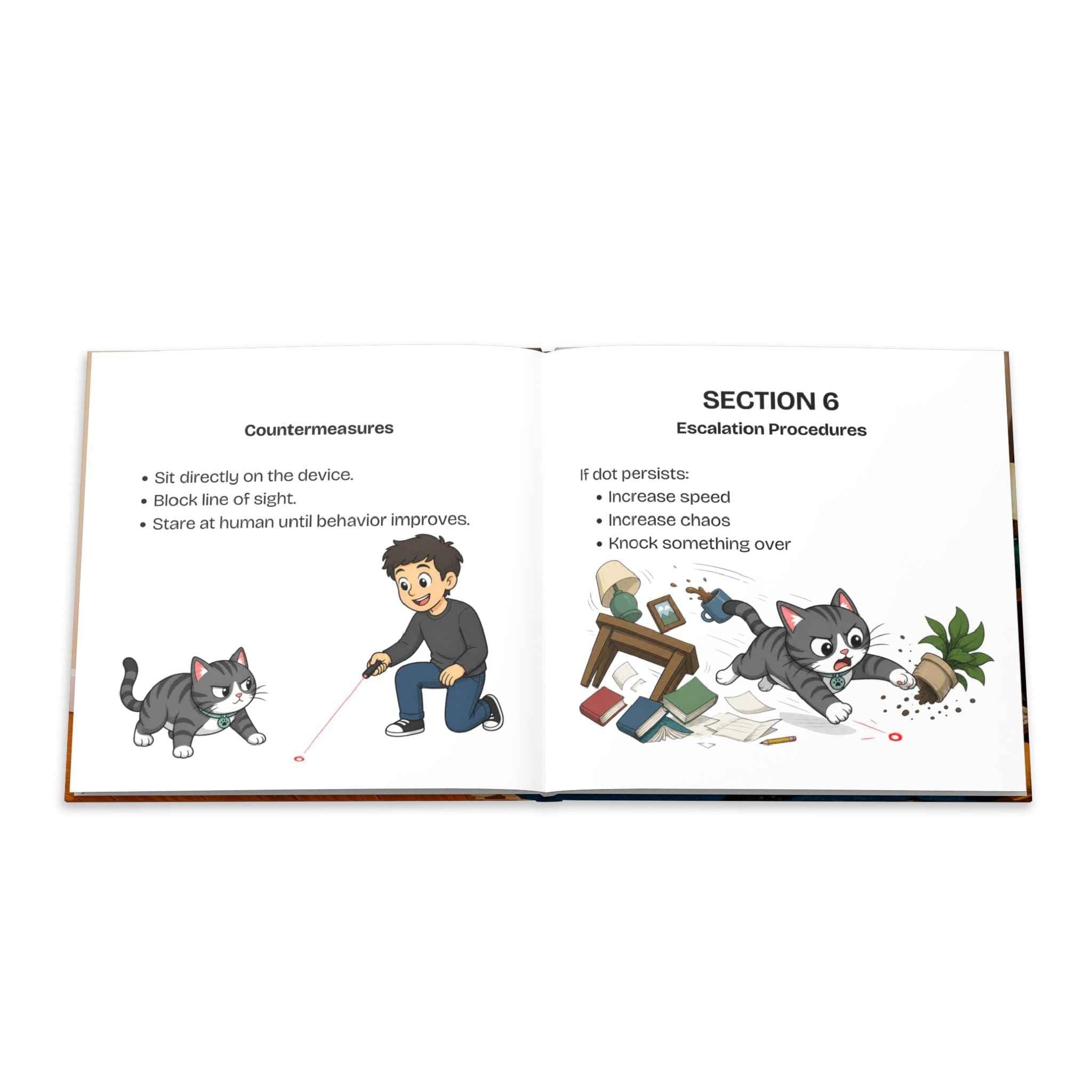 The Red Dot Conspiracy: A Cat’s Field Guide – Official Surveillance Handbook (Hardcover) - Books, Hardcover - EpiAl's Shop