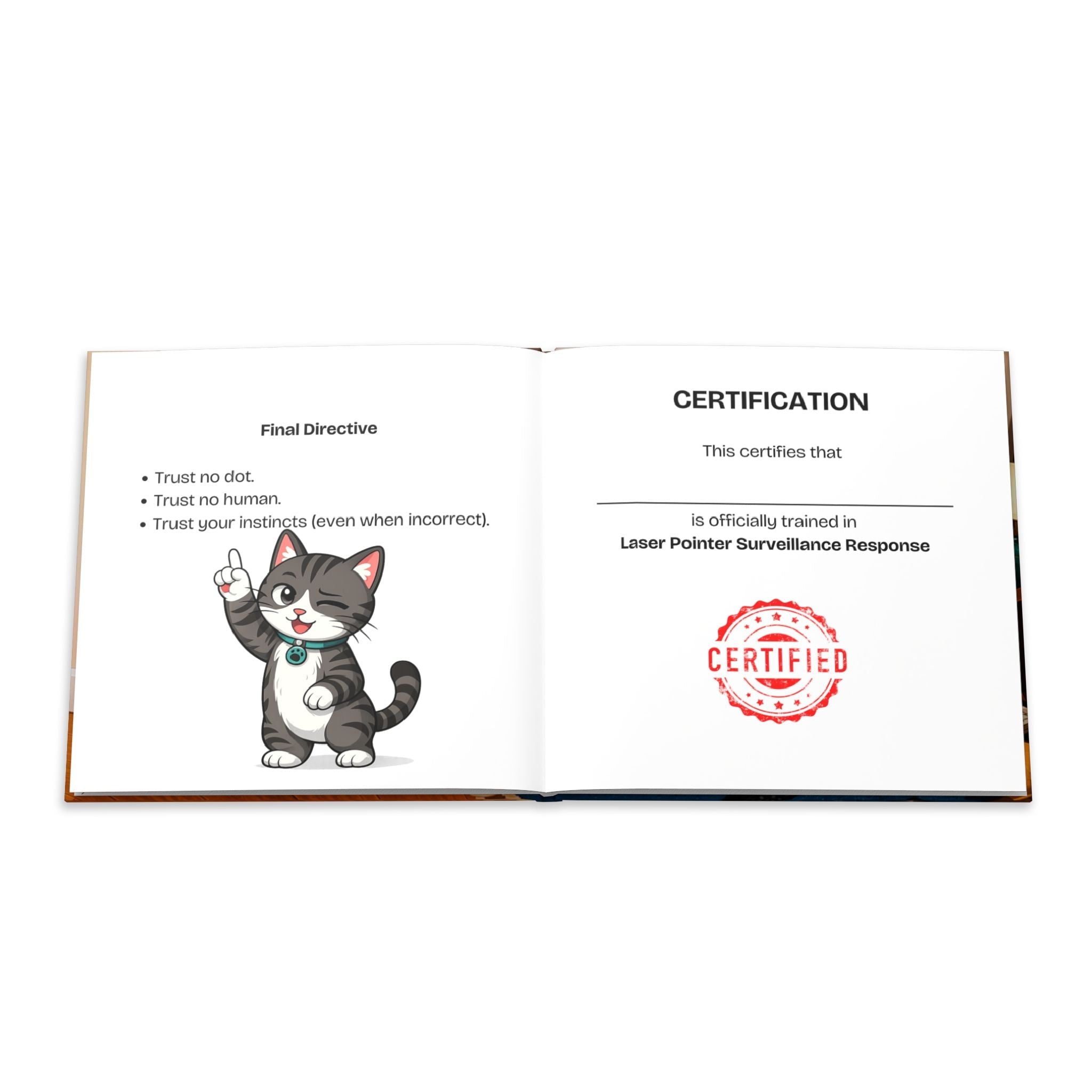 The Red Dot Conspiracy: A Cat’s Field Guide – Official Surveillance Handbook (Hardcover) - Books, Hardcover - EpiAl's Shop