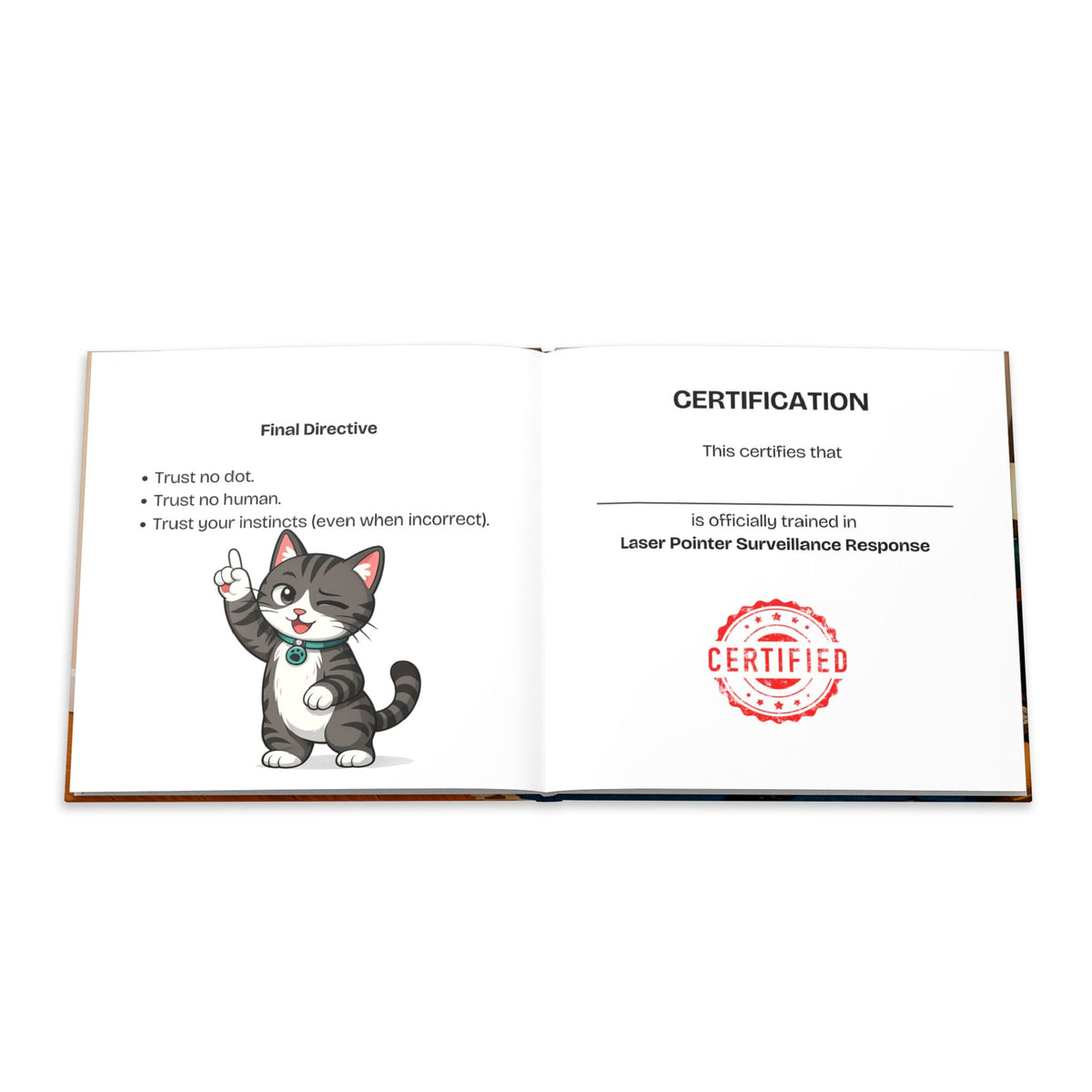 The Red Dot Conspiracy: A Cat’s Field Guide – Official Surveillance Handbook (Hardcover) - Books, Hardcover - EpiAl's Shop