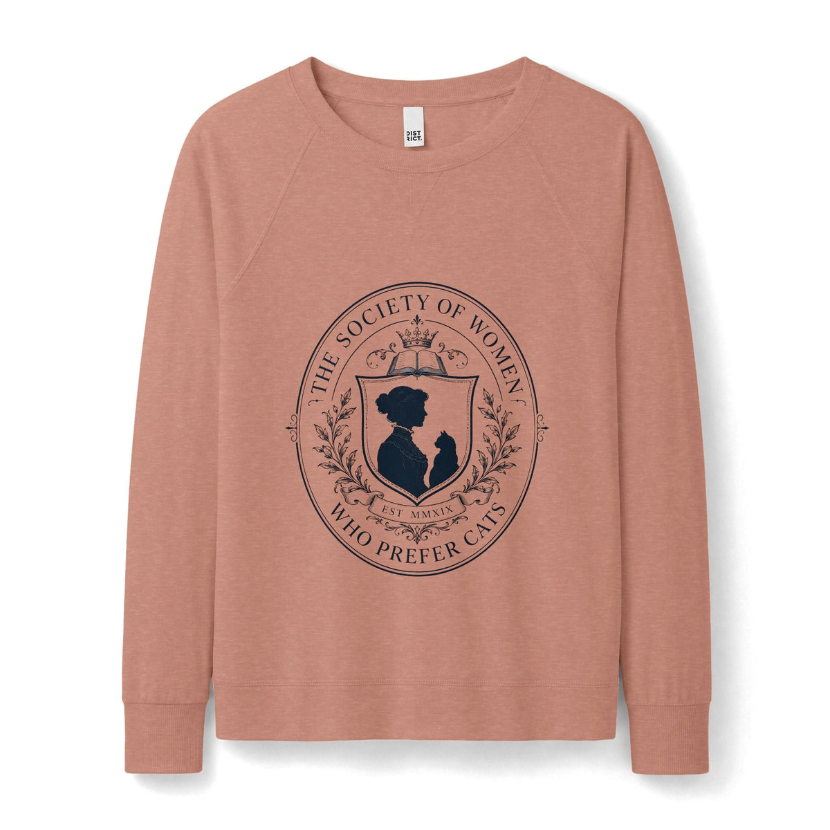 The Society of Women Who Prefer Cats Lightweight Sweatshirt - Clothing, Unisex, Sweatshirts - EpiAl's Shop