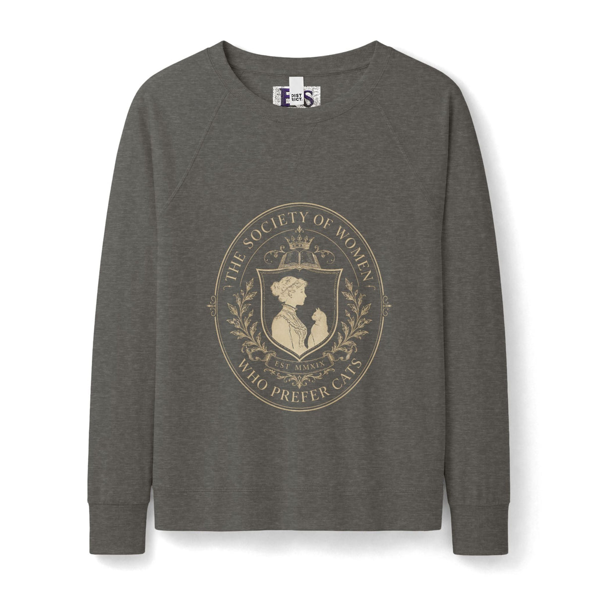 The Society of Women Who Prefer Cats Lightweight Sweatshirt - Clothing, Unisex, Sweatshirts - EpiAl's Shop