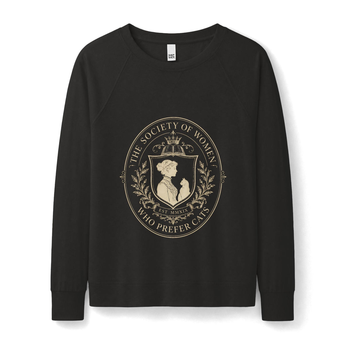 The Society of Women Who Prefer Cats Lightweight Sweatshirt - Clothing, Unisex, Sweatshirts - EpiAl's Shop