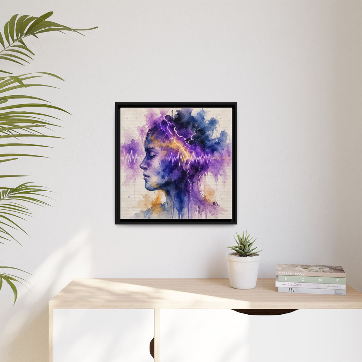 The Space Between Sparks Canvas Wall Art - Decor, Artwork, Prints - EpiAl's Shop