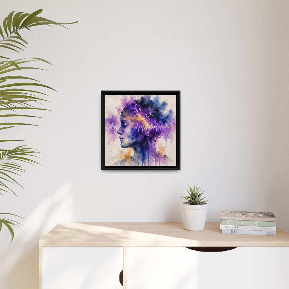 The Space Between Sparks Canvas Wall Art - Decor, Artwork, Prints - EpiAl's Shop