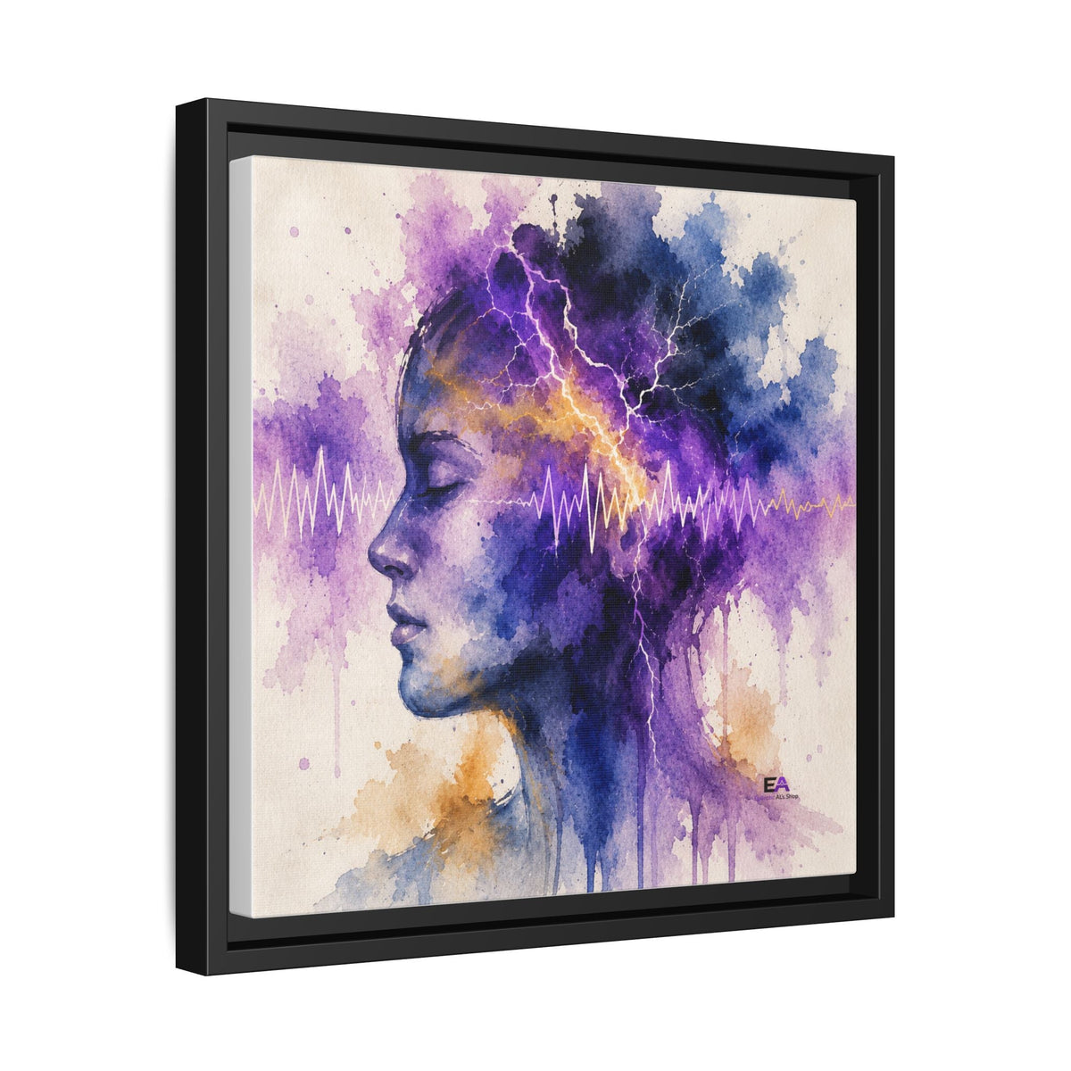 The Space Between Sparks Canvas Wall Art - Decor, Artwork, Prints - EpiAl's Shop