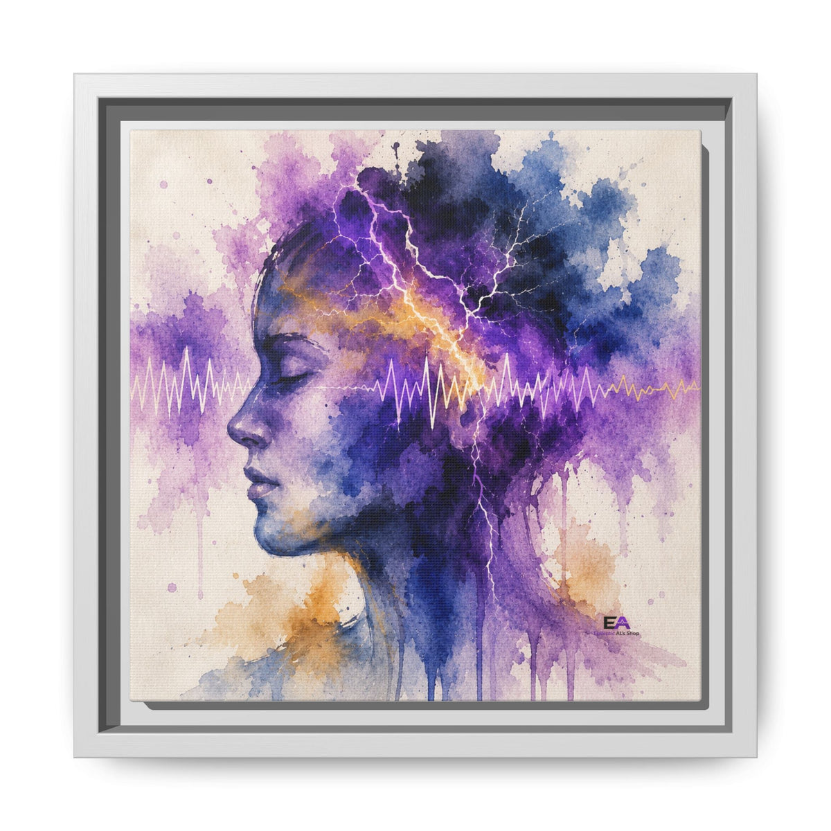 The Space Between Sparks Canvas Wall Art - Decor, Artwork, Prints - EpiAl's Shop