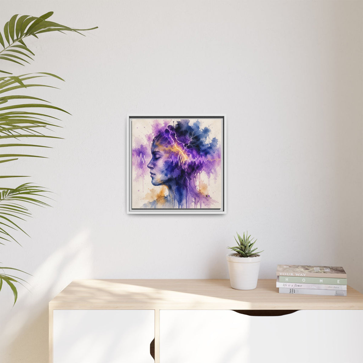 The Space Between Sparks Canvas Wall Art - Decor, Artwork, Prints - EpiAl's Shop