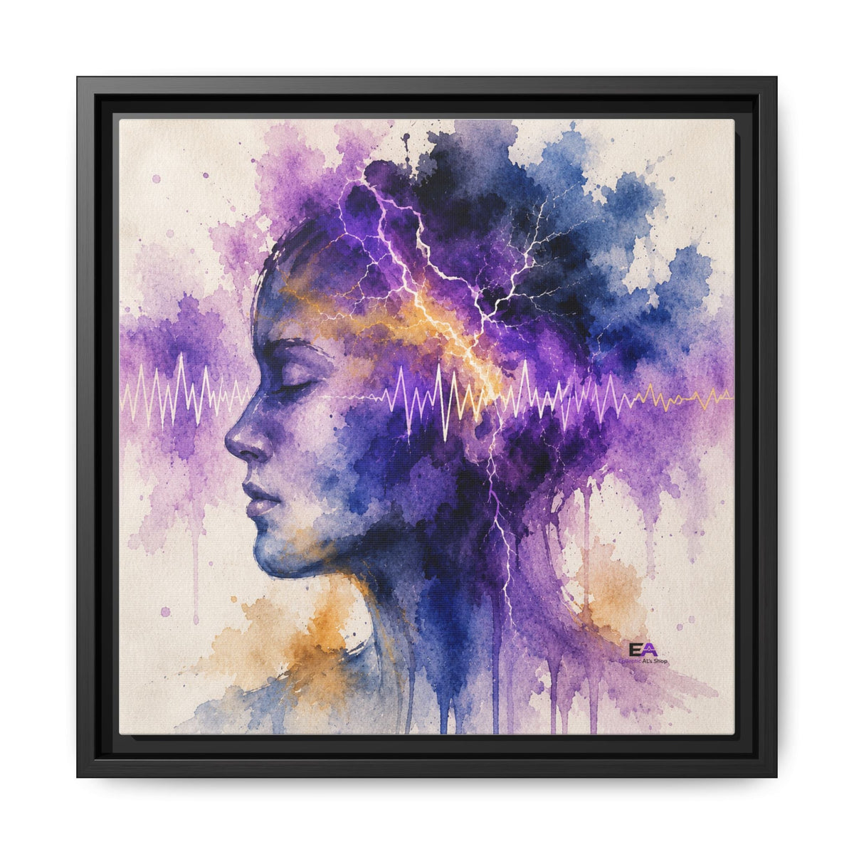The Space Between Sparks Canvas Wall Art - Decor, Artwork, Prints - EpiAl's Shop