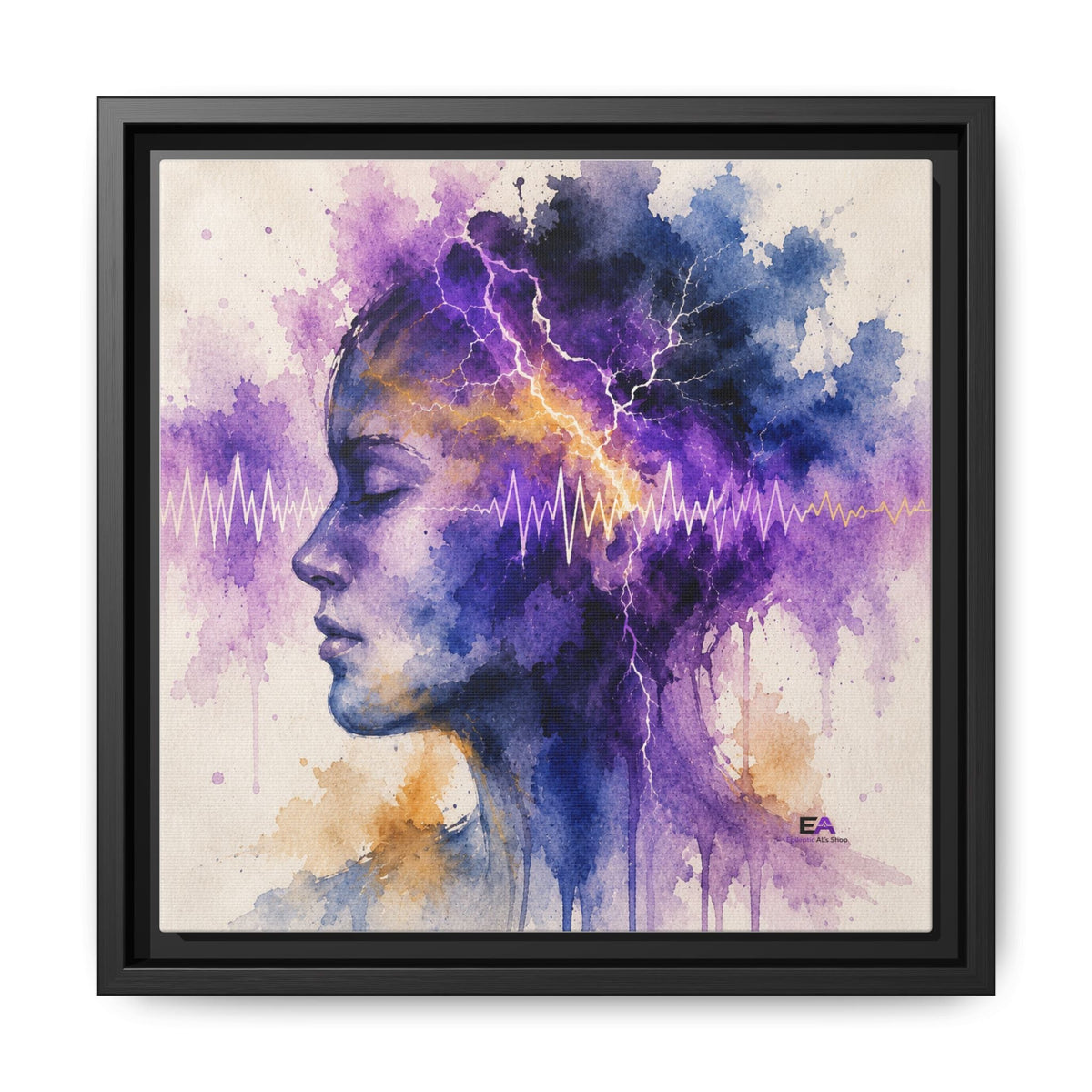 The Space Between Sparks Canvas Wall Art - Decor, Artwork, Prints - EpiAl's Shop