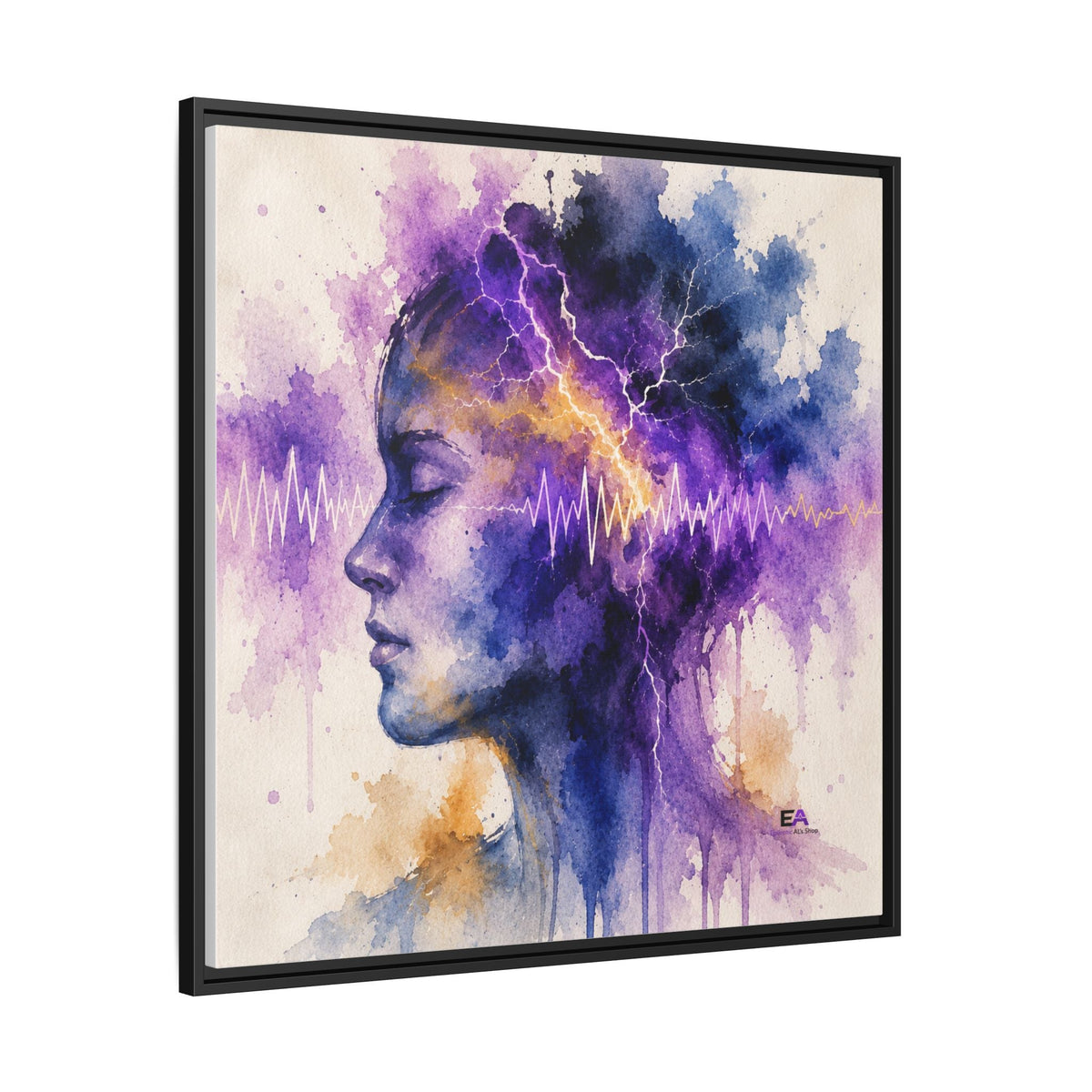 The Space Between Sparks Canvas Wall Art - Decor, Artwork, Prints - EpiAl's Shop