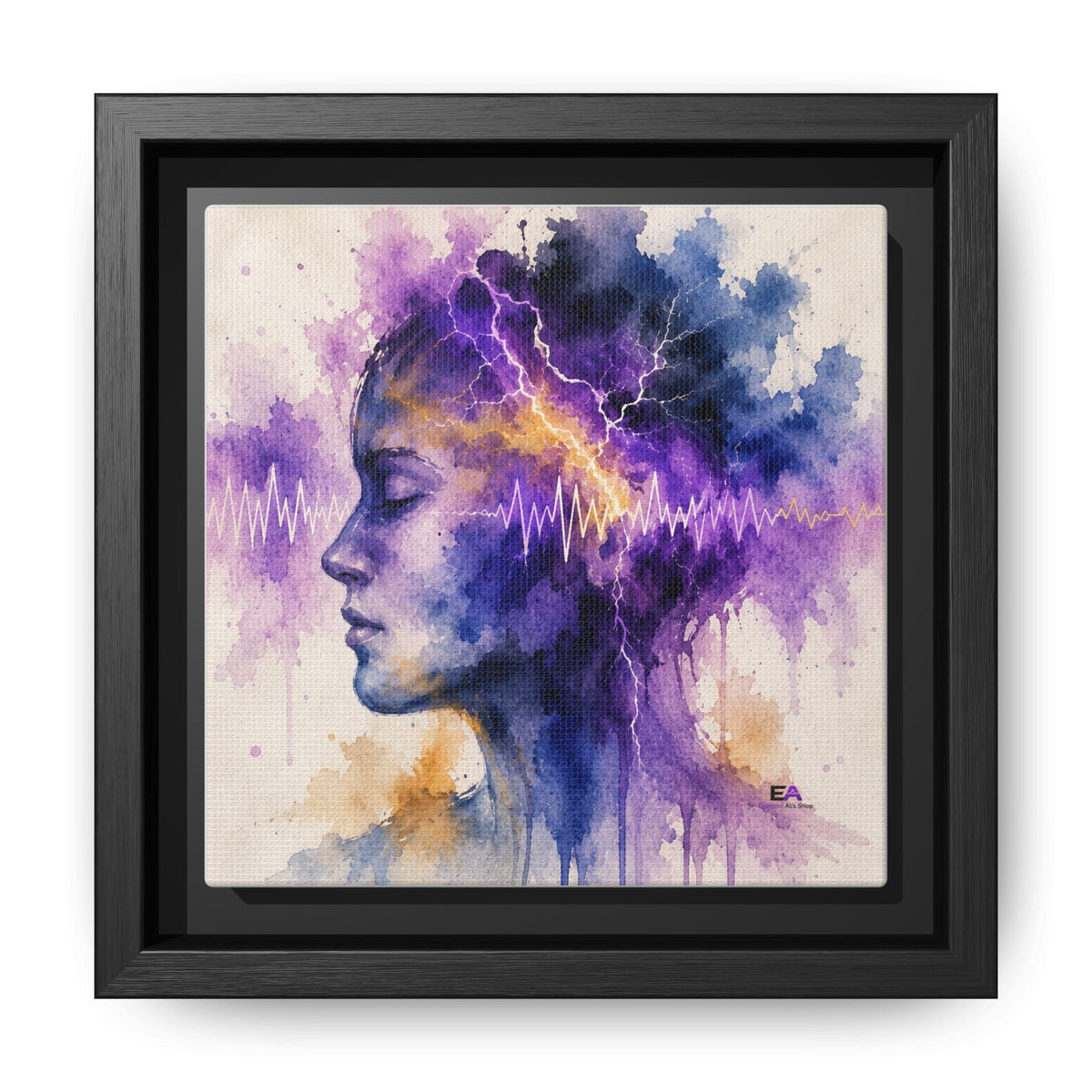 The Space Between Sparks Canvas Wall Art - Decor, Artwork, Prints - EpiAl's Shop