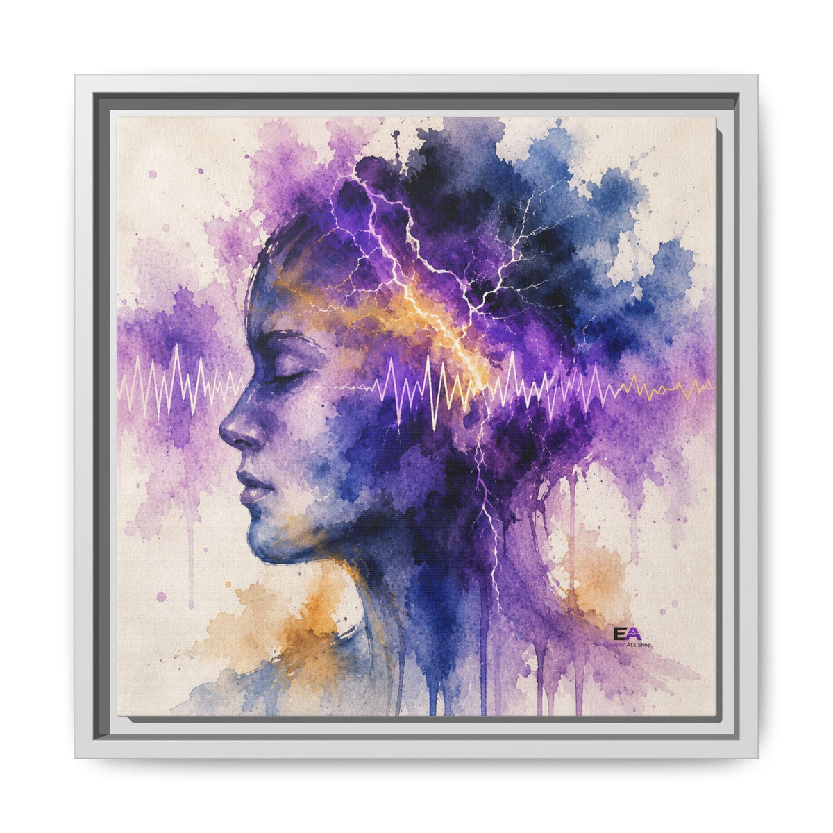 The Space Between Sparks Canvas Wall Art - Decor, Artwork, Prints - EpiAl's Shop