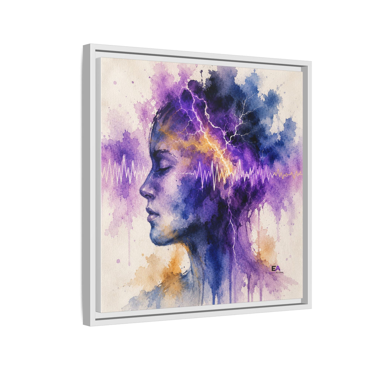The Space Between Sparks Canvas Wall Art - Decor, Artwork, Prints - EpiAl's Shop