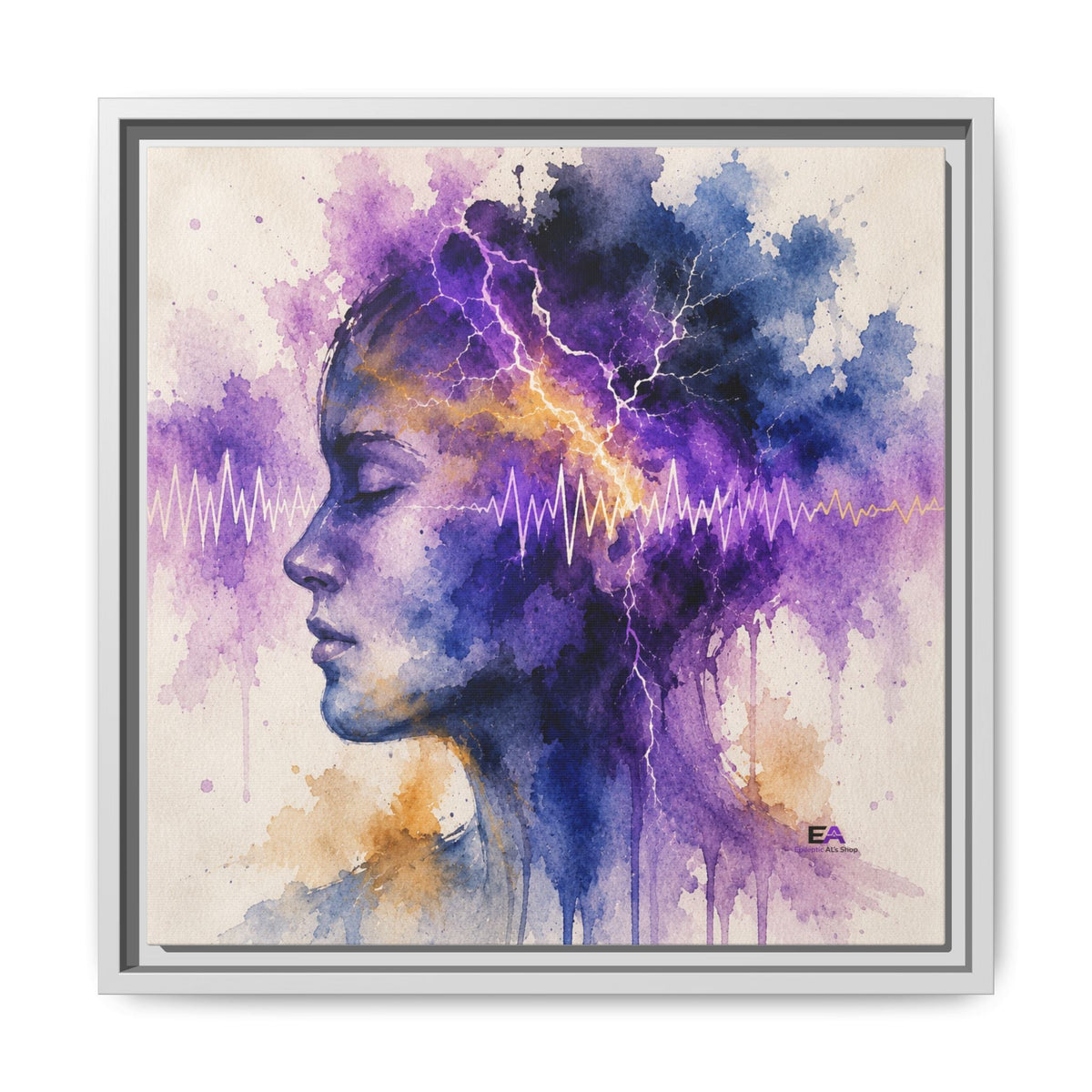 The Space Between Sparks Canvas Wall Art - Decor, Artwork, Prints - EpiAl's Shop