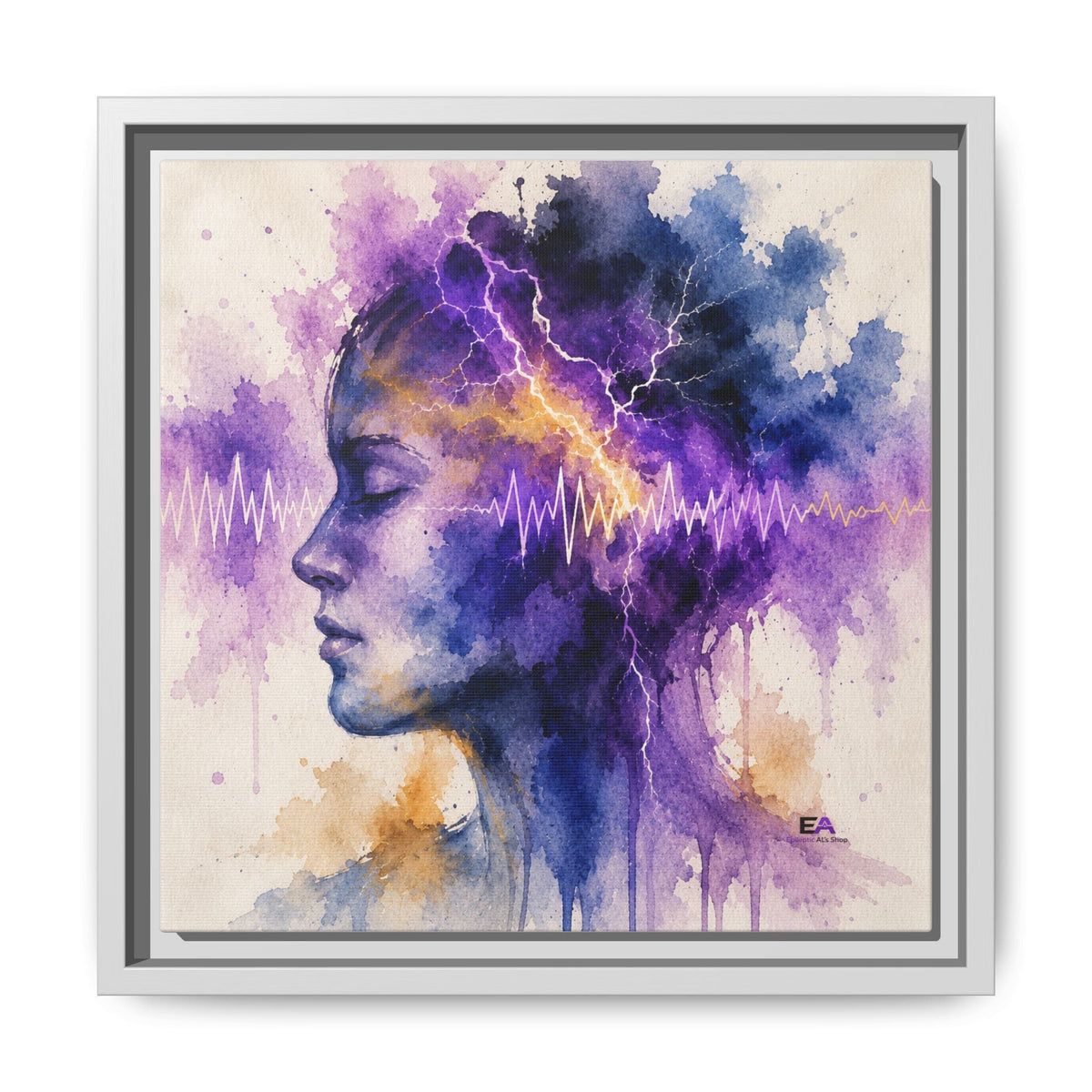The Space Between Sparks Canvas Wall Art - Decor, Artwork, Prints - EpiAl's Shop