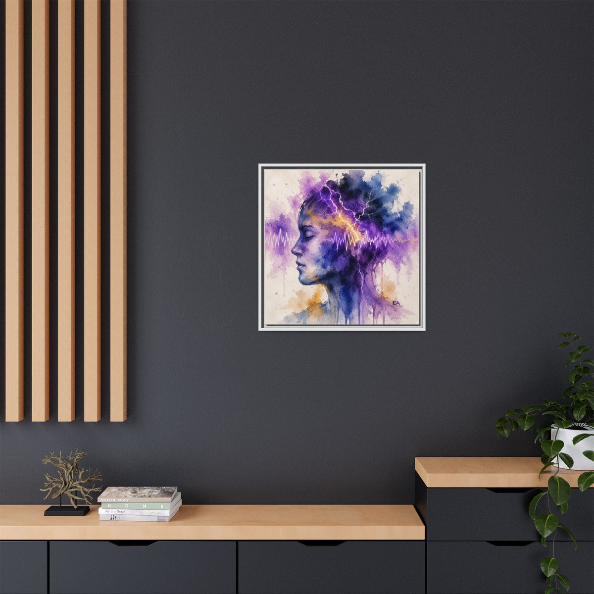 The Space Between Sparks Canvas Wall Art - Decor, Artwork, Prints - EpiAl's Shop