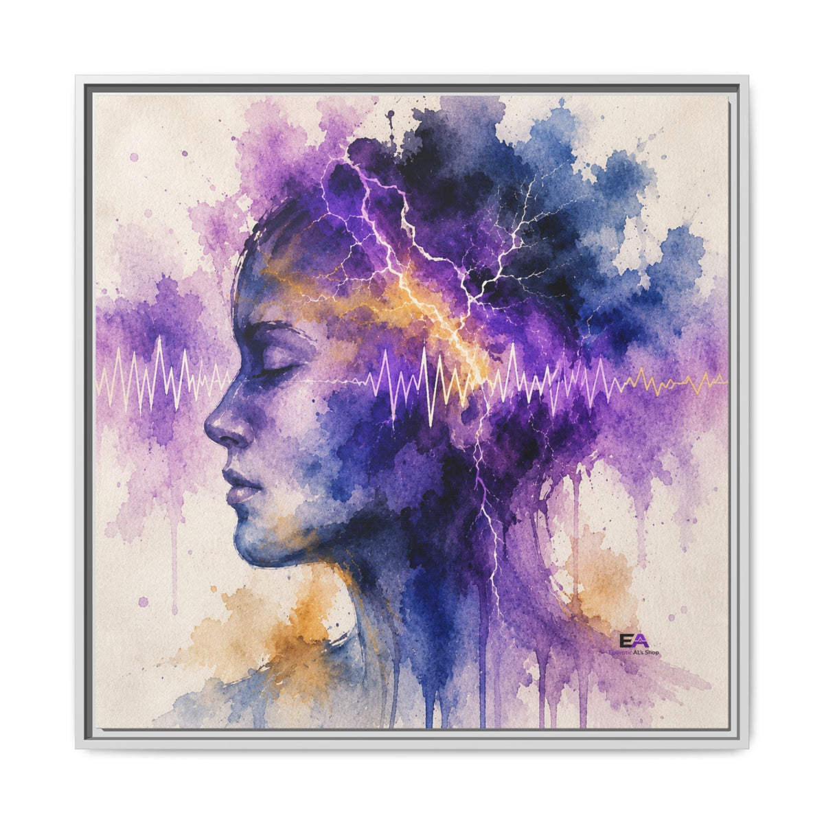 The Space Between Sparks Canvas Wall Art - Decor, Artwork, Prints - EpiAl's Shop