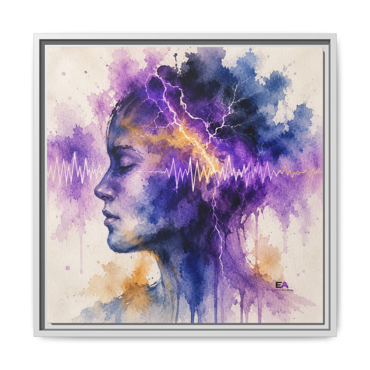 The Space Between Sparks Canvas Wall Art - Decor, Artwork, Prints - EpiAl's Shop