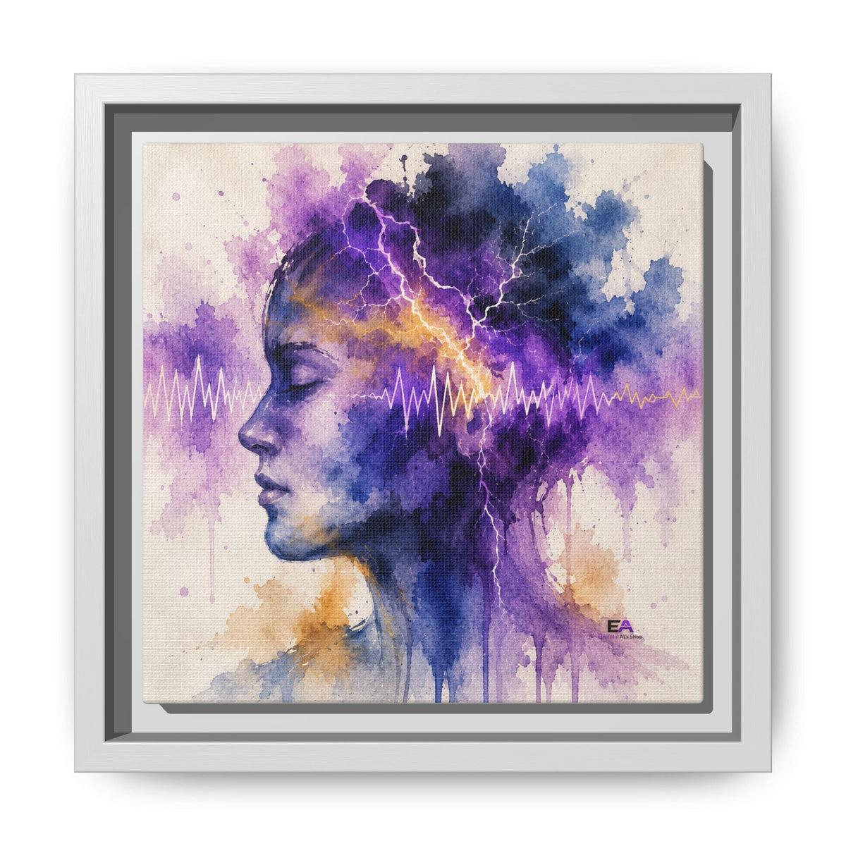 The Space Between Sparks Canvas Wall Art - Decor, Artwork, Prints - EpiAl's Shop