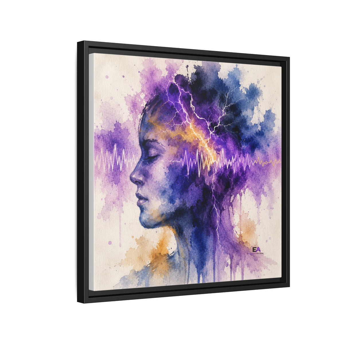 The Space Between Sparks Canvas Wall Art - Decor, Artwork, Prints - EpiAl's Shop