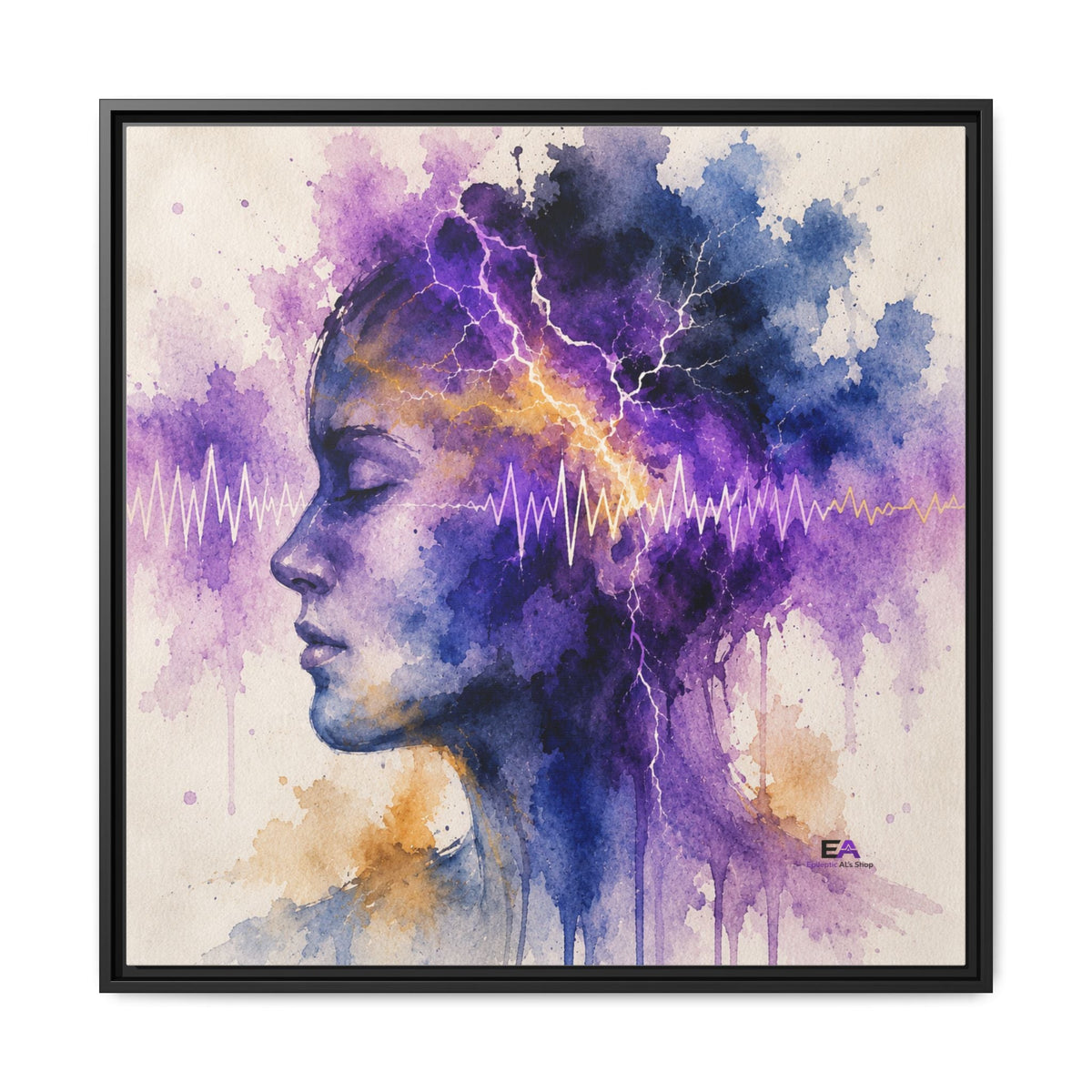 The Space Between Sparks Canvas Wall Art - Decor, Artwork, Prints - EpiAl's Shop
